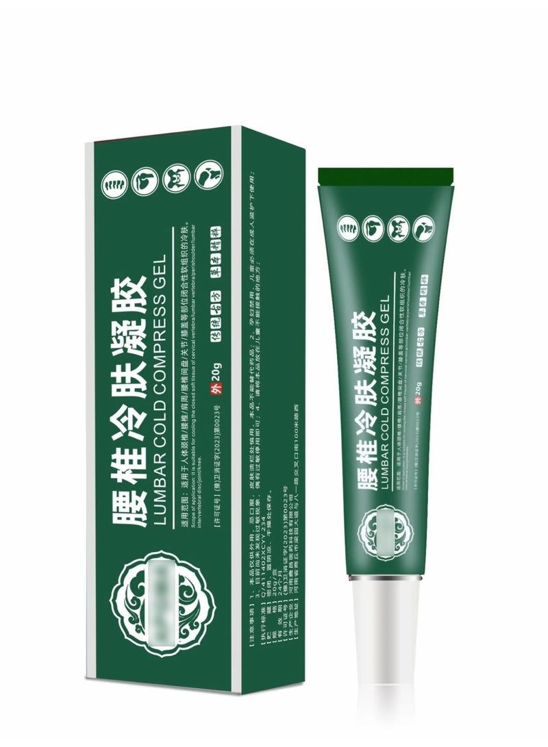 APGAR Lumbar Cold Compress Gel for Back Pain Relief 20g, Cooling Therapy Gel for Spine, Knee, Shoulder and Joint Pain, Traditional Herbal Cooling Formula - Image 2